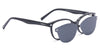 Happster Clipon Women Eyeglasses Full Frame Cateye Medium 50 Acetate SM SW2327