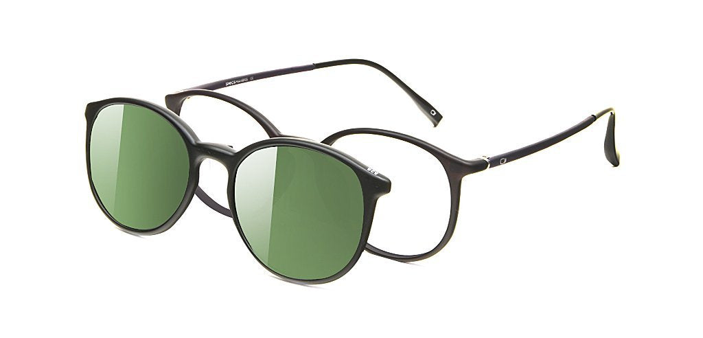 Happster Clipon Unisex Eyeglasses Full_Frame Round Extra Small 49 Ultem SM AMR525