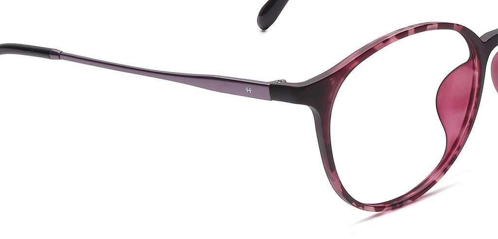 Happster Clipon Unisex Eyeglasses Full_Frame Round Small 49 Ultem SM AMQTJ207