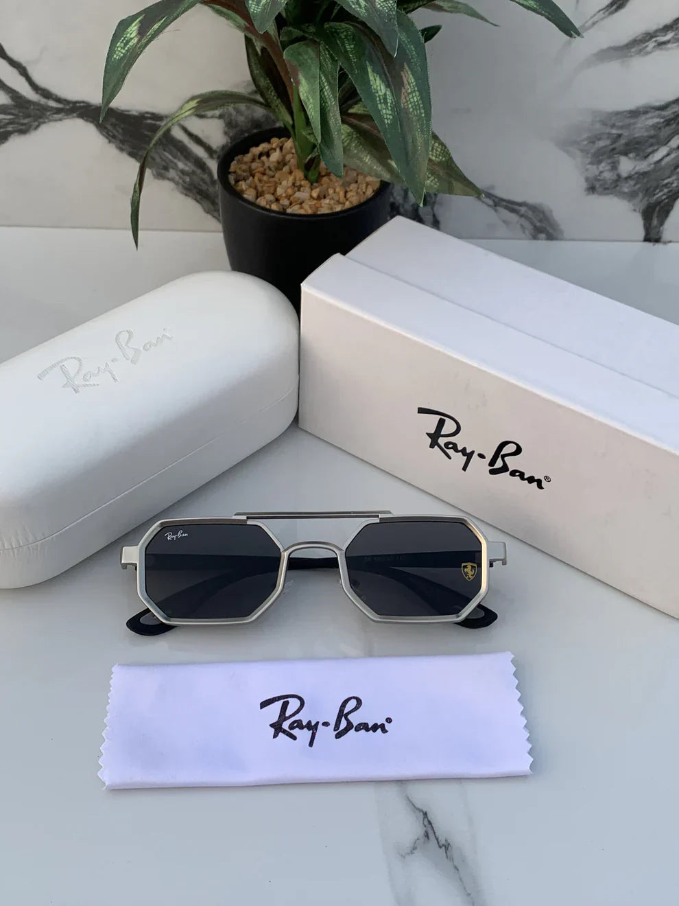 RB 05 silver black Sunglasses