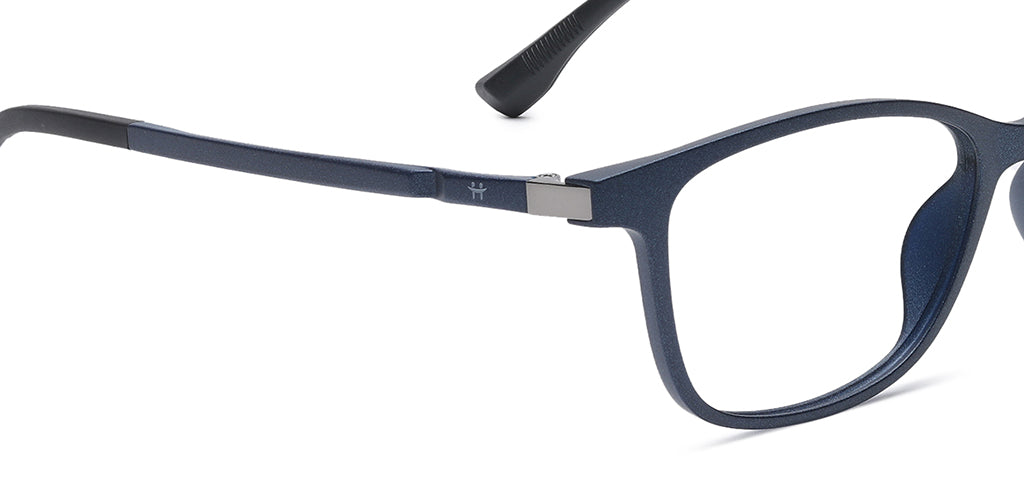 Happster Clipon Women Eyeglasses Full Frame Cateye Large 52 Ultem SM WX6508