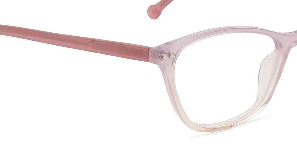 Happster Clipon Women Eyeglasses Full Frame Cateye Medium 50 Acetate SM ANI2319