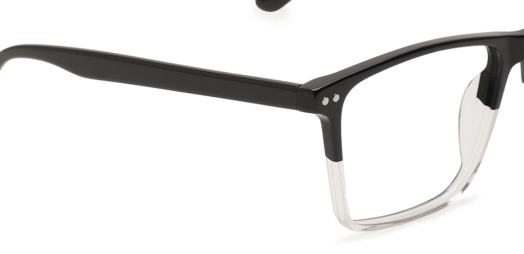 Happster Clipon Unisex Eyeglasses Full_frame Square Large 54 Acetate SM SW2322