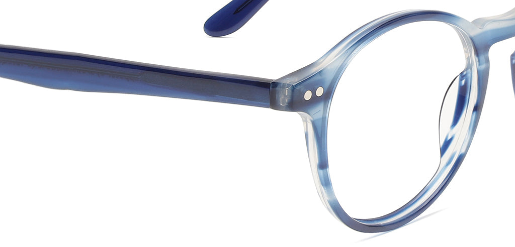 Happster Clipon Unisex Eyeglasses Full_frame Round Medium 50 Acetate SM SW2324