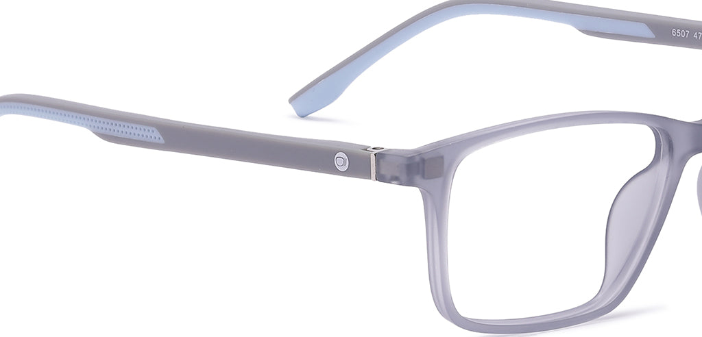 Peepstar Clipon Kids Eyeglasses Full Frame Rectangle 5-8 years 47 TR90 SM SE6507