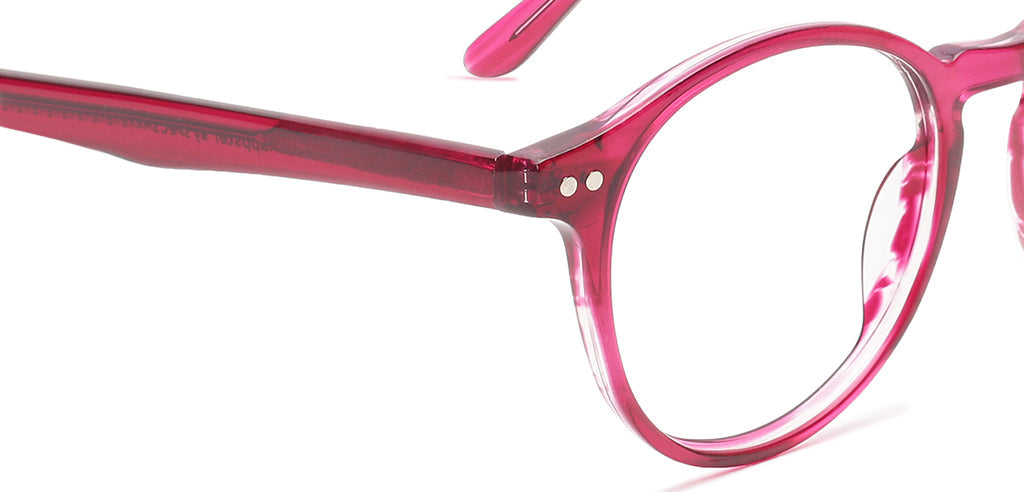 Happster Clipon Unisex Eyeglasses Full_frame Round Medium 50 Acetate SM SW2324