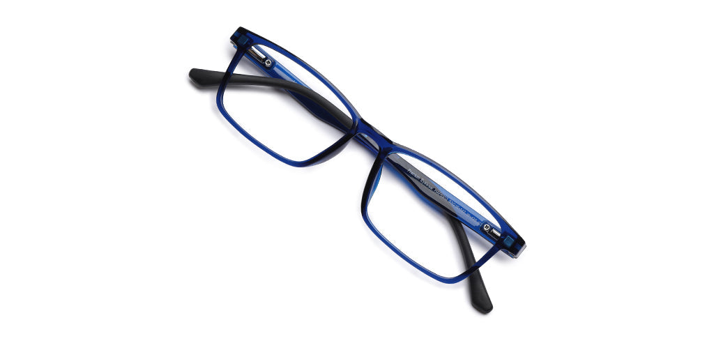 Happster Clipon Unisex Eyeglasses Full Frame Clipon Rectangle Large 53 Ultem SM SE6503