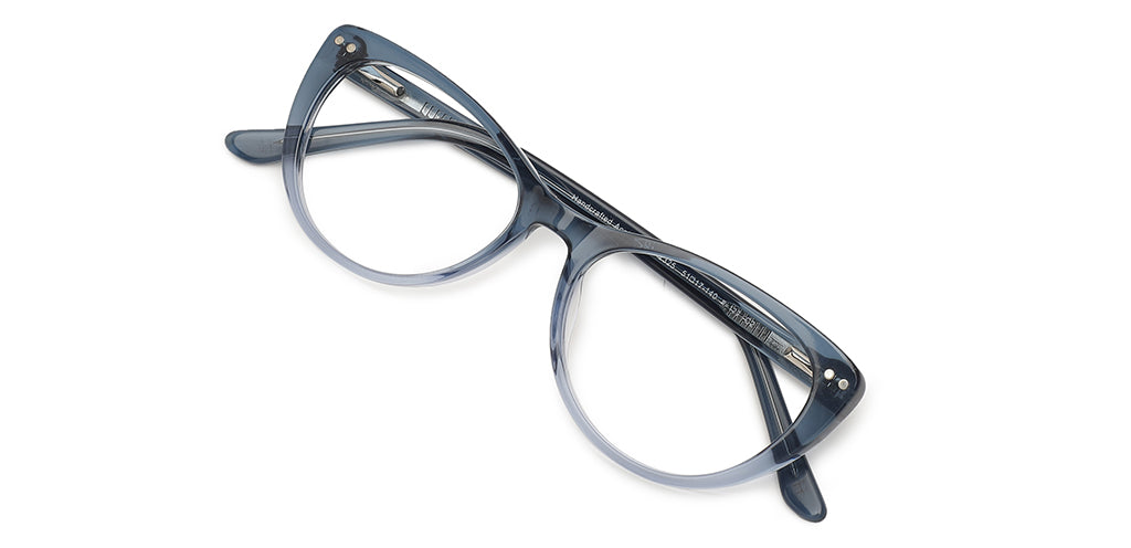 Happster Clipon Women Eyeglasses Full Frame Cateye Medium 51 Acetate SM SW2325