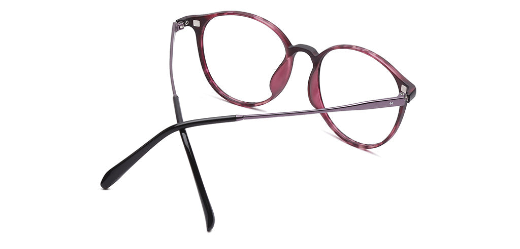 Happster Clipon Unisex Eyeglasses Full_Frame Round Small 49 Ultem SM AMQTJ207