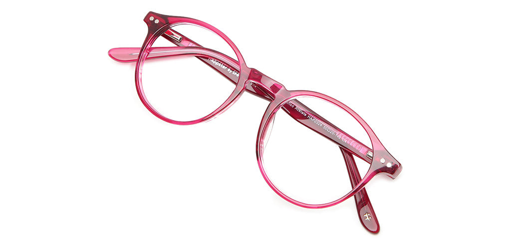 Happster Clipon Unisex Eyeglasses Full_frame Round Medium 50 Acetate SM SW2324