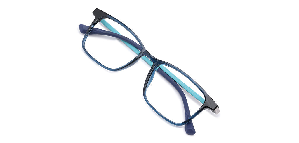 Happster Clipon Unisex Eyeglasses Full Frame Clipon Rectangle Medium 51 Ultem SM WX6501