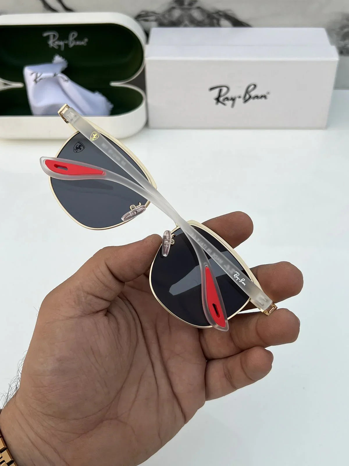 RB 03 Gold Polarized Sunglasses