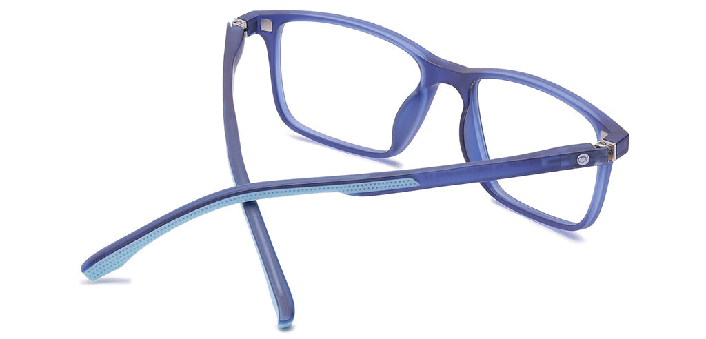 Peepstar Clipon Kids Eyeglasses Full Frame Rectangle 5-8 years 47 TR90 SM SE6507