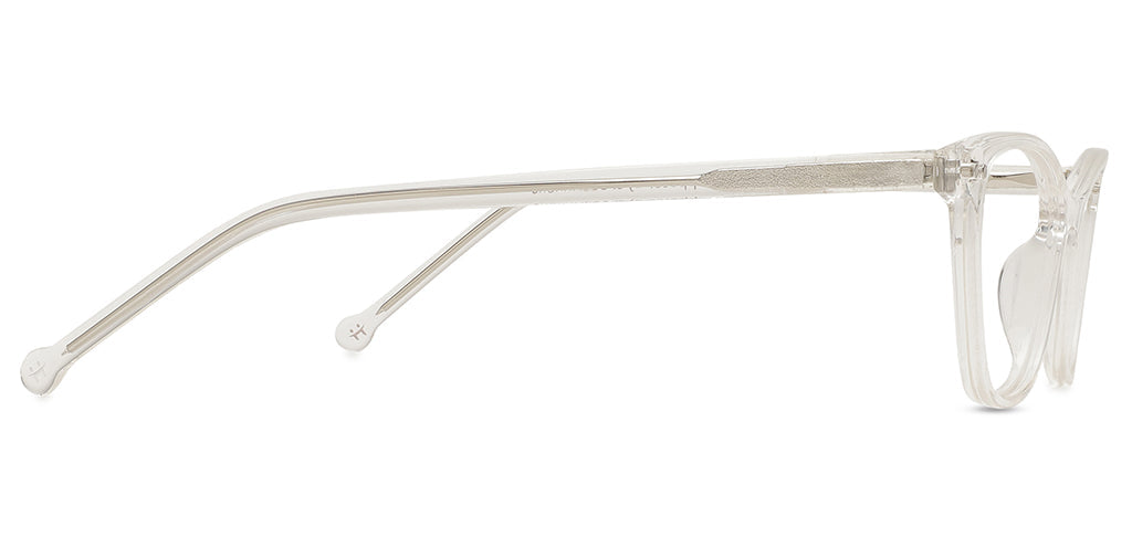 Happster Clipon Women Eyeglasses Full Frame Cateye Medium 50 Acetate SM ANI2319