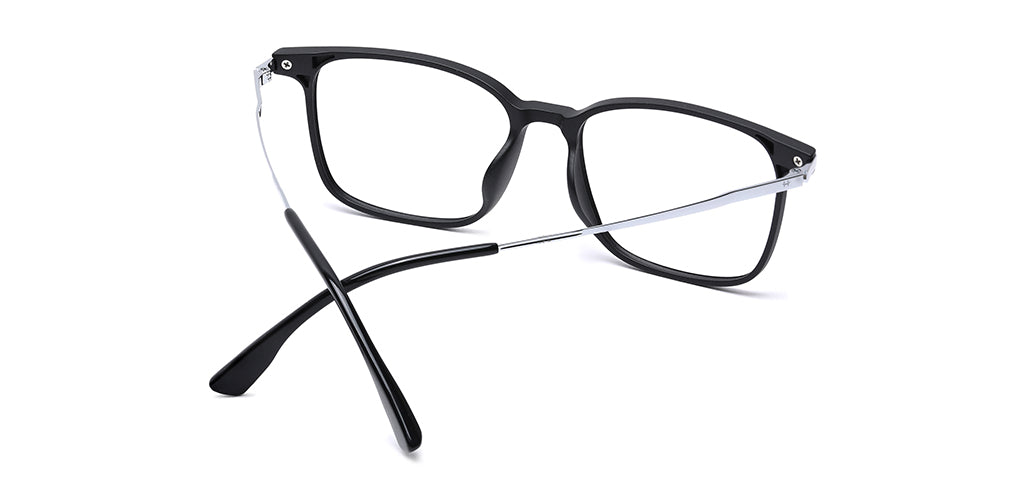 Happster Clipon Unisex Eyeglasses Full Frame Rectangle Medium 51 TR90 SM AM8520