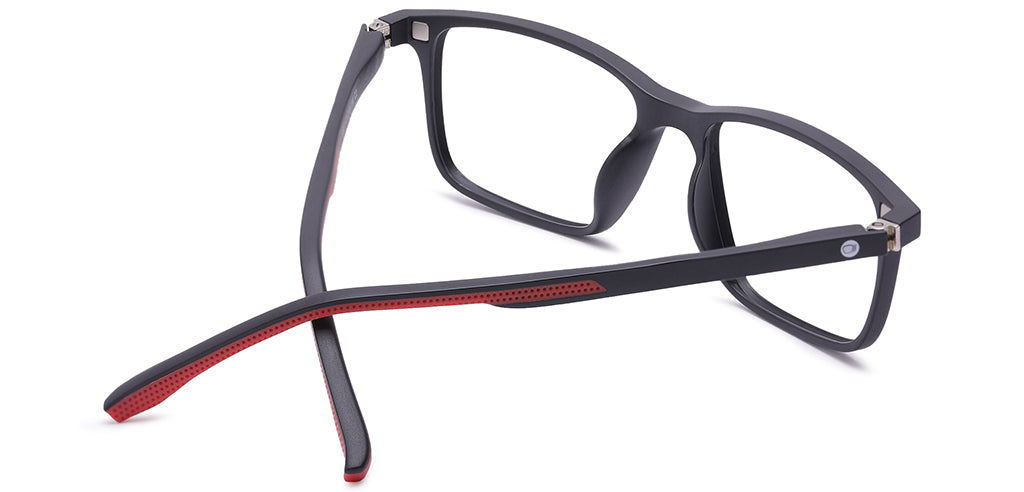 Peepstar Clipon Kids Eyeglasses Full Frame Rectangle 5-8 years 47 TR90 SM SE6507