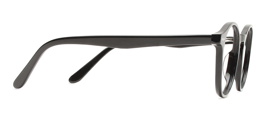 Happster Clipon Unisex Eyeglasses Full_frame Round Medium 50 Acetate SM SW2324