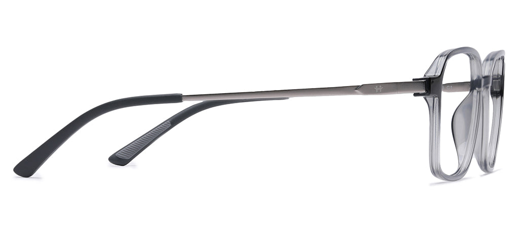 Happster Clipon Unisex Eyeglasses Full Frame Clipon Geometric Medium 51 Ultem SM WX6500