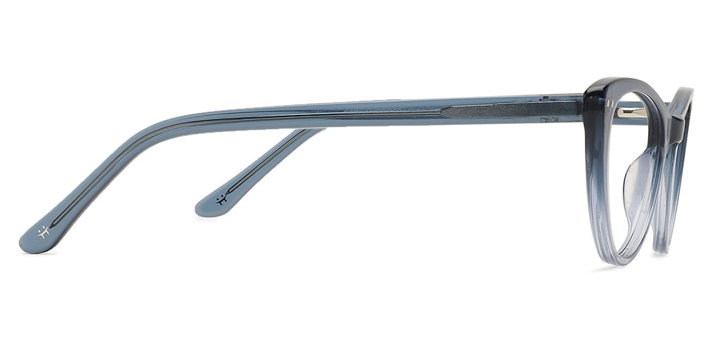 Happster Clipon Women Eyeglasses Full Frame Cateye Medium 51 Acetate SM SW2325