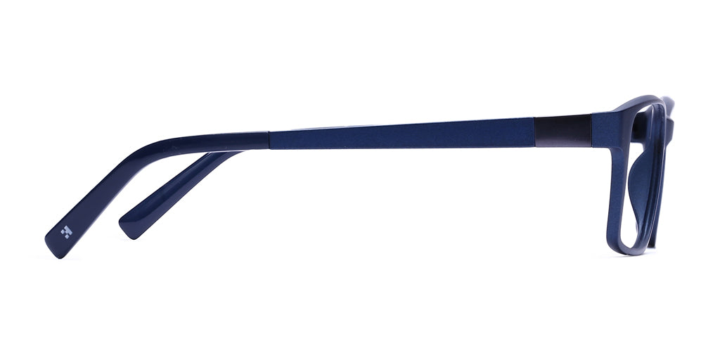 Happster Clipon Unisex Eyeglasses Full Frame Rectangle Medium 52 Ultem SM WX6509