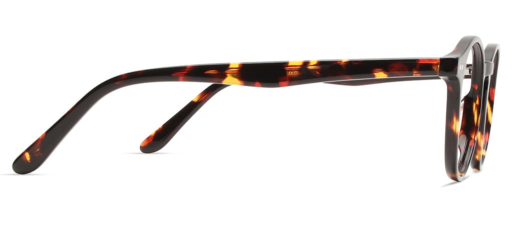 Happster Clipon Unisex Eyeglasses Full_frame Round Medium 50 Acetate SM SW2324