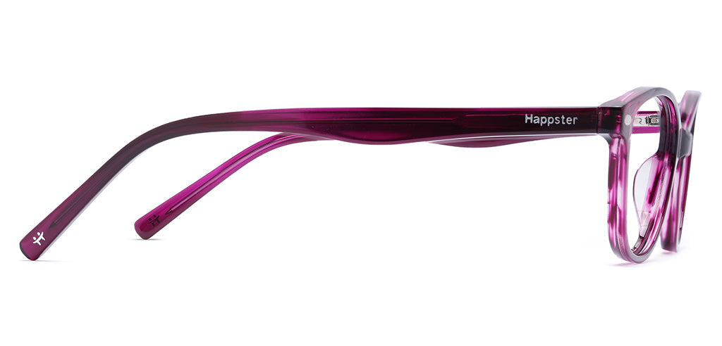 Happster Clipon Women Eyeglasses Full Frame Cateye Medium 50 Acetate SM SW2327