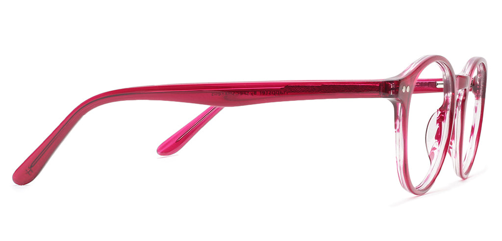 Happster Clipon Unisex Eyeglasses Full_frame Round Medium 50 Acetate SM SW2324