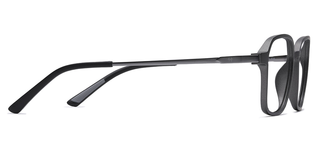 Happster Clipon Unisex Eyeglasses Full Frame Clipon Geometric Medium 51 Ultem SM WX6500
