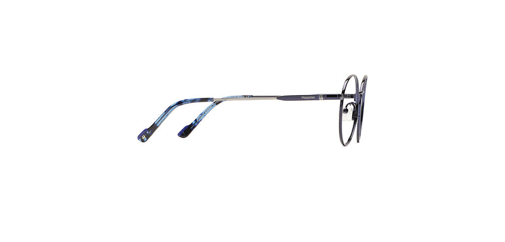 Happster Clipon Unisex Eyeglasses Full_Frame Round Small 48 Metal SM XJ5104