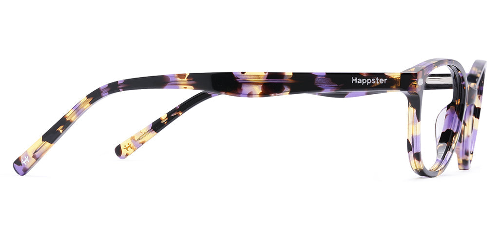 Happster Clipon Women Eyeglasses Full Frame Cateye Medium 50 Acetate SM SW2327