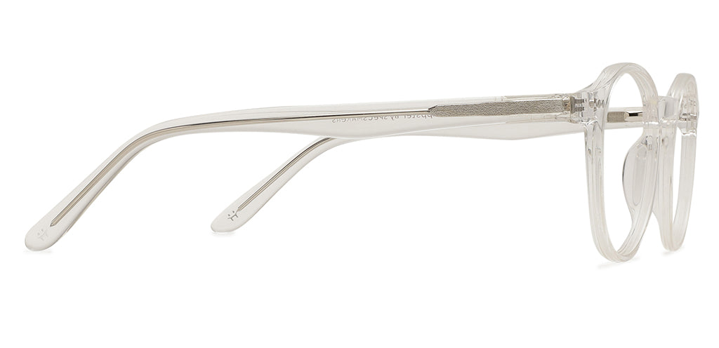 Happster Clipon Unisex Eyeglasses Full_frame Round Medium 50 Acetate SM SW2324