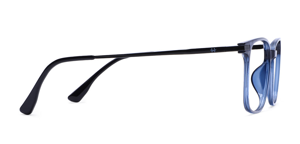 Happster Clipon Unisex Eyeglasses Full Frame Rectangle Medium 51 TR90 SM AM8520
