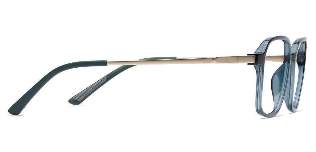 Happster Clipon Unisex Eyeglasses Full Frame Clipon Geometric Medium 51 Ultem SM WX6500