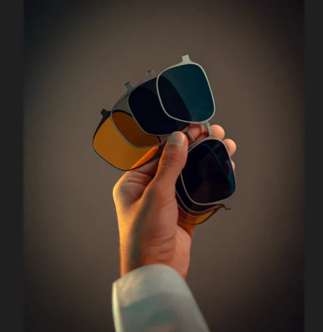 6 in 1 Magnetic Polarized Sunglasses