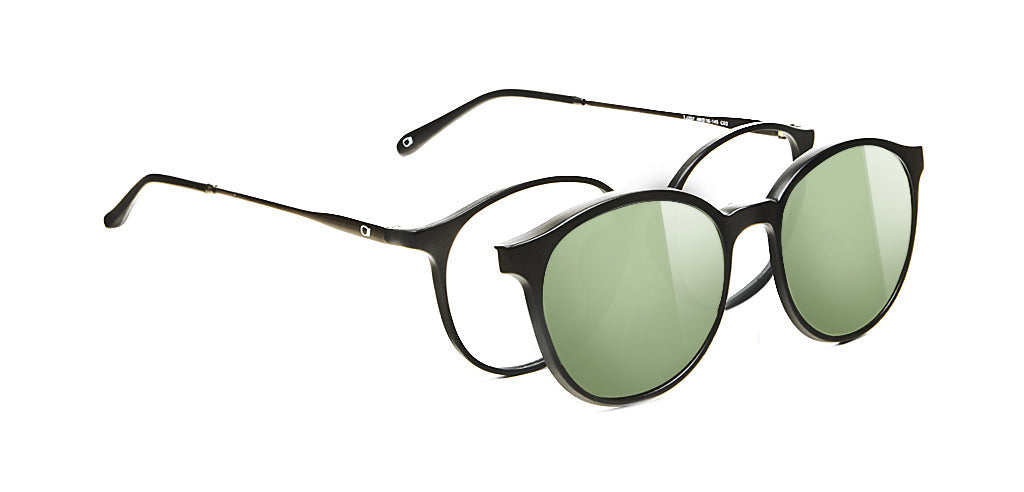 Happster Clipon Unisex Eyeglasses Full_Frame Round Small 49 Ultem SM AMQTJ207