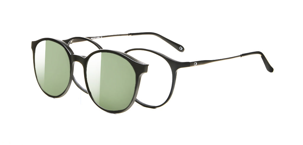 Happster Clipon Unisex Eyeglasses Full_Frame Round Small 49 Ultem SM AMQTJ207