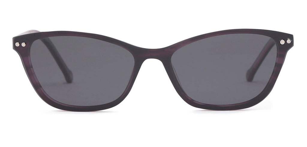 Happster Clipon Women Eyeglasses Full Frame Cateye Medium 50 Acetate SM ANI2319