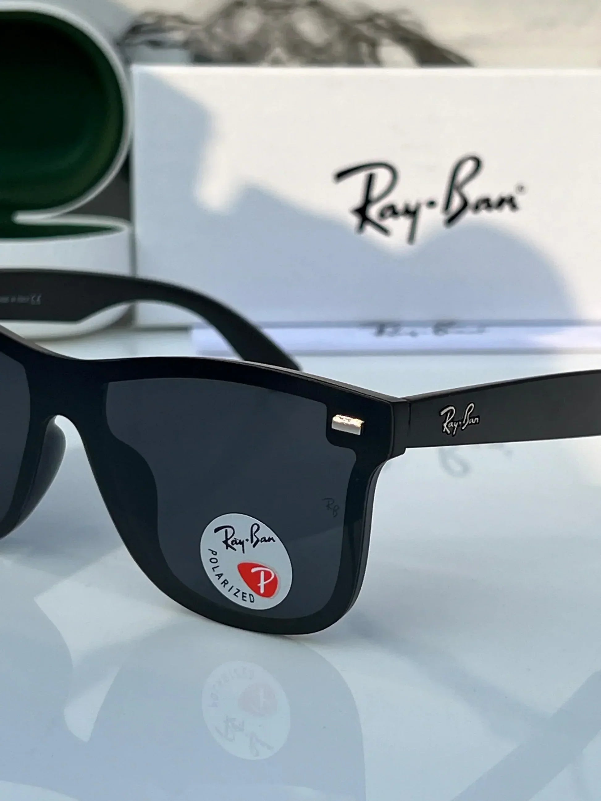RB Stylish Branded Stop Ray With 100% UV Ban Square 650 Fancy Men & Women Sunglass