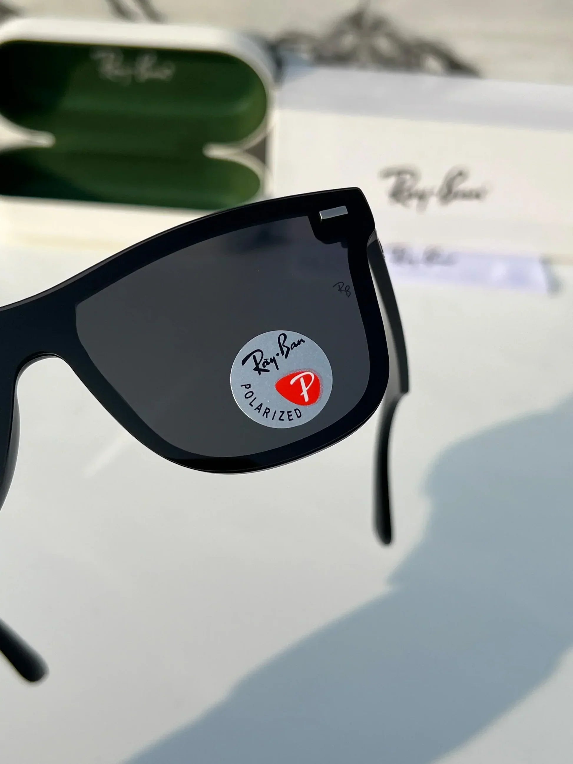 RB Stylish Branded Stop Ray With 100% UV Ban Square 650 Fancy Men & Women Sunglass